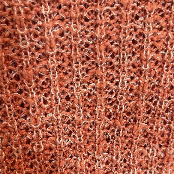 Free People Salmon Knit Long Sleeve Tunic Sweater - Picture 7 of 7